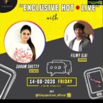 Sanam Shetty Instagram - Good evening peeps🤗 I'd love to interact with all of u now in a LIVE interview with @filmyspectrum_official page✨✨ Today at 6pm❤️ plz join the page @filmyspectrum_official #instagraminterview #filmyspectrum