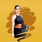 Sanam Shetty Instagram - Thanks for this bright edit @actress_memes_2.0 🤗🖤 . Styling @amsuresh66 Muh @promakeup_bridal_studio . #goodmorning🌞 #edits #actressgallery