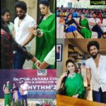 Sanam Shetty Instagram – Much needed boost of love and positivity 💚💚 From the girls of MGR JANAKI Women’s College!
.
.
Thanks for inviting us – team Ethirvinaiyaatru to ur lovely campus 🤗🙏
.
.
.

We, @dr_alex_film @anithaalex007 mam and I appreciate ur warmth and hospitality🤗❤️
Best wishes for ur bright future ahead dear girls🤗
.
.

My styling – Leaf green satin georgette saree monotone look created by @amsuresh66 💚
MUH – @uma_mua_hairstylist 🤗
Jewellery – @chennai_jazz✨
.
.

#ethirvinaiyaatru #filmpromotions #collegeevents🍁 #womensdayspecial💖 #womenscollege #womenempowerment #beautyofwomenpower
#powerofpositivity #loveandlighttoall Dr.MGR Janaki College of Arts and Science for Women