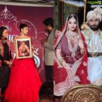 Sanam Shetty Instagram - Delighted to launch the 'Chronicles of Wedding' Calendar presented by Wedding Vows in association with Cuts and Glory ❤️✨✨✨✨❤️ My dress and styling for the event by @diadembridal @diadembridalchennai Thank u Shiny mam🤗❤️. . . Featuring with me is the dashing @pavan_gino_thomas Photographer- @cutsandglorystudios (Manoj & Harsha) Post production-Cuts & Glory Studios Production- @weddingvows.in Stylist- Shreya HMU- Vurve salon Jewellery-@new_ideas_fashions . . . #calendarlaunch2020 #indianbrides #chroniclesofweddings #weddingvowsmagazine #cutsandglory #rajputana_bride #redbride Crowne Plaza Chennai Adyar Park