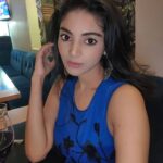 Sanam Shetty Instagram - Beating the Monday blues💙 Have a relaxed night folks🤗😴 #mondayblues💙 #goodnightpost Sera The Tapas Bar & Restaurant