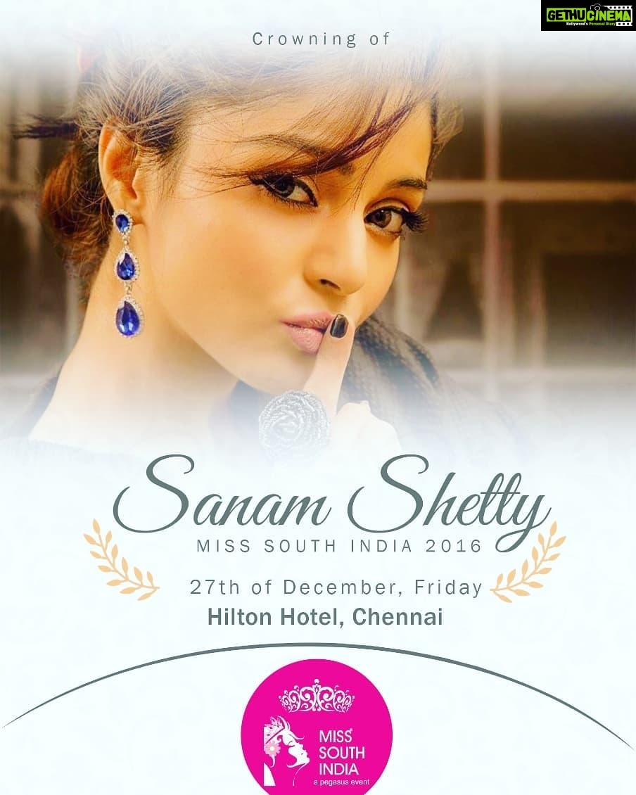 Sanam Shetty Instagram - I believe what belongs to you will find its way to you ...sooner or later ❤️❤️ In this case it's 27th Dec 2019 !! Huge thanks to the Miss South India organizers Ajith Ravi sir and Joe brother @joe_razzmatazz for the huge honour 🤗🙏 Most memorable Christmas gift for me ❤️❤️ #misssouthindia #crowningmoment #christmasgifts