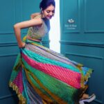 Sanam Shetty Instagram - Time to kick out everything that has drained u out! 🤘 Time to start paving way for a new you !❤ Photography :: @bricabrac.in Brand :: @sankalptheboutique H&M :: @vaishuzmakeover #newyearnewu #adshoot🎥 #bridalcollections #conceptshoot