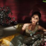 Sanam Shetty Instagram - Dreamy concept shoot for Sankalp Boutique ❤ Brand and dress : @sankalptheboutique Photography: @bricabrac.in H&M : @vaishuzmakeover #bridalcollections #conceptstore #dreamsetup