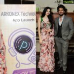 Sanam Shetty Instagram - Hearty Congratulations Dr. Alex @dr_alex_film for ur brand new App ARKONEX🎊🎊🎀🎀 Now we get to listen to the best International DJs all around the world anytime from anywhere ! 👏👏 Download n tune in guys 🤘👯 Thanks for the double celebrations @anithaalex007 mam 🤗❤ Super fun with all ur wonderful friends🤗 #applaunch #doublecelebrations