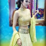 Sanam Shetty Instagram - Sunsets are proof that even a rough day can end beautifully 💛☀️ Dress by @studio149 MUH by Uma @makeupartist_yakshi Jewellery by @chennai_jazz #bridalcollections #frozeninthought