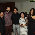 Sanam Shetty Instagram - Hearty Congratulations Dr. Alex @dr_alex_film for ur brand new App ARKONEX🎊🎊🎀🎀 Now we get to listen to the best International DJs all around the world anytime from anywhere ! 👏👏 Download n tune in guys 🤘👯 Thanks for the double celebrations @anithaalex007 mam 🤗❤ Super fun with all ur wonderful friends🤗 #applaunch #doublecelebrations