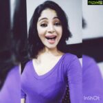 Sanam Shetty Instagram - Looking forward to see u all at Coimbatore guys 🤗🙋 I will be inaugurating the Aditi Restaurant and Party Hall at 10am tomorrow in Singanallur, Coimbatore🎀🎊 Thank u @guruniki👍 Dress courtesy: I stole this pretty purple tshirt from my sweet sister @ranjana.v 😛😘 #grandopening #coimbatorecalling