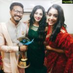Sanam Shetty Instagram - I could not find one single person who was not happy for ur win brother Mugen Rao @mugenrao_officiall @themugenrao 👏👏 The youngest contestant yet one of the most composed..effortlessly talented and yet so humble..shortest temper yet with the heart that melts for even a little affection that comes ur way.. Today uv won only for being truthfully U 🤗🎀 Hearty Congratulations dear little brother Mugen Rao. No wonder Tharshan loves u !!🤗💝 Love u baby @abhirami.venkatachalam..u were a vision in Red😍😘 Tnx for the click Irfan👍 #bigbosswinner #bigbossfinale