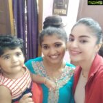 Sanam Shetty Instagram - Yep U all guessed right..I met the little angel baby Lala👧❤😘 such a happy naughty baby she is !! Thanks so much dear Sylvia @dorathy_sylviasandy 🤗😘 for making my day ❤ See u again soon..Sandy master is blessed to have u both the sweetest sweethearts in his life. Stay blessed🤗😘 #lalaarmy #babylove #angeleyes Valasaravakkam