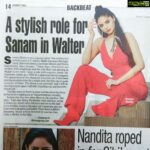 Sanam Shetty Instagram – Times of India today 🤗👍
Thanks a lot for the writeup dear Sharanya 🤗
PC: @praveentyagarajan 
Styling: Arti Shah @advdesignhouse
Thanks a lot to director Anbu and Abhishek 🤗🤗
#walterthefilm #chennaitimestoday