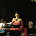 Sanam Shetty Instagram - My brief talk at Thandagan audio launch wishing actor Abhishek n the team😊👏👏 #thandagantrailer #happyevenings❤️ #actorfriendships #actorabhishek