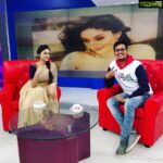 Sanam Shetty Instagram - Had a fun interview for Vendhar TV hosted by my dear friend and close friend of @tharshan_shant @balaji_2888 Balaji🤗 Show telecast is on Sunday at 9am on Vendhar TV! Thanks a lot for inviting me Balaji🤗 PC (Shots in the AV): @rahuldev1177🤗 #interviewtime #vendhartvanchors