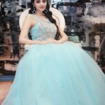 Sanam Shetty Instagram - Resting after a successful first look launch of film 'MAGIE' 😊💛 Wearing this gorgeous blue princess style gown by @diadembridal. Thank you Shiny Cindrella mam for styling me❤🙏 Thanks for the perfect makeup as always @promakeup_bridal_studio Shiv and Uma🤗👍 Huge thanks to @ajjjoveih Joshua sir for all the help with the event🤗🙏 And heartfelt thanks to @balaji_2888 Balaji for the timely help and wonderful hosting 🤗🙏 Huge thanks to my dearest friend@rahuldev1177 Rahul for all ur valuable inputs 🤗🤗🙏 Thank you for the kind support my dear friends: Actor Abhishek, @julesamin Julie Verghese, actor Praveen, actor Priithvirajan, actor Ram @ramc.official, @tigersachi , @sindhukruthika1 Sindu and Karthik 🤗🤗🙏🙏 #magiethefilm #diademstore #princessgown #tharshanarmy #tharshanbiggboss3 #tharsanam❤ #angelsam