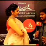 Sanam Shetty Instagram - Guess the question ⁉️ Red carpet interview for @galattadotcom Styling @monasehulshah Wardrobe @fashionloungechennai MUH @yuartistrystudioz @promakeup_bridal_studio Jewellery @chennai_jazz Video courtesy @vivid_impressions__ Ganesh Venue @hiltonchennai @theluxuryaffair2017 #sneakpeek #happysunday😘