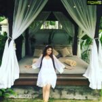 Sanam Shetty Instagram - Queen of my castle💚 GM peeps 🤗 #throwback😍 #bali #mybackyard