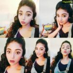 Sanam Shetty Instagram - Prepping for my scenes or may be just an excuse to goof around😛 Happy Evening to ya'll mates! #funonsets😀😬 #tuesdayblues #denimoveralldress