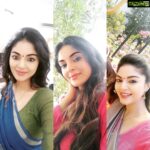Sanam Shetty Instagram - Flavours of summer💙💗❤ stills from today's ad shoot for CSC Computers. Which look do u like?😀 Thanks a lot @jeffreypaulll🤗 #adshoot🎥 #chennaisummers #redspicemedia #angelsam❤ Kotivakkam, Tamil Nadu, India