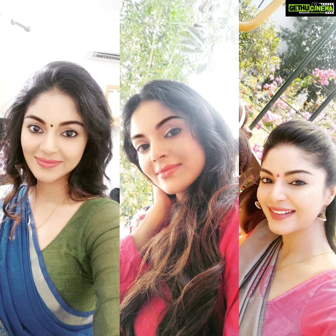 Sanam Shetty Instagram - Flavours of summer💙💗❤ stills from today's ad shoot for CSC Computers. Which look do u like?😀 Thanks a lot @jeffreypaulll🤗 #adshoot🎥 #chennaisummers #redspicemedia #angelsam❤ Kotivakkam, Tamil Nadu, India
