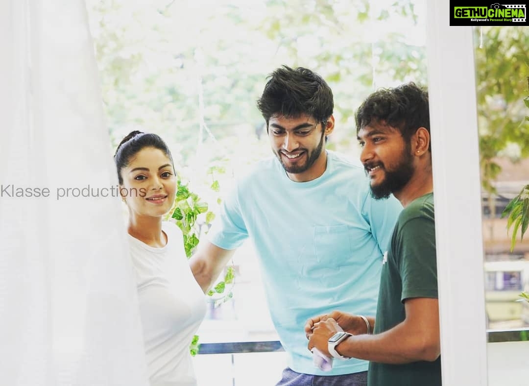 Sanam Shetty Instagram - Such a great shoot it was! All thanks to director @vignesh_sha for the beautiful concept. Ur shots were perfect🤗👍 Thanks so much for everything @jeffreypaulll 🤗🤗 #adshoot🎥 #candidmoments #actorlife🎬🎥 #angelsam❤