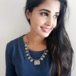 Sandra Amy Instagram - Ahhh ths amazin neckpeice @taniga.adornyourself as thr name mention adorn urself😍😍😍😍 cn wear wt anykind f dress evn it s traditional r modern.. Ths s only one set i gt frm @taniga.adornyourself 💓💓💓💓chk thr page fr amazin nd unique collections
