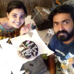 Sandra Amy Instagram - Valentine's day 😍😍😍😍😂he nve misses a Valentine's day in ths whole 10year 😍😍😍@prajinpadmanabhan