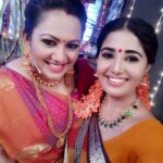 Sandra Amy Instagram - We mets regularly bt nve tuk a pic wt her... So finally i tuk one as pongal spl wt archu ka @archanachandhoke 😍😍😍😍😍😍😍
