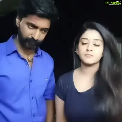 Sandra Amy Instagram - Rhema and prajin... Musically dubsmash.. 😂😂😂😂😂😂 @prajinpadmanabhan @rhema_ashok