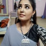 Sandra Amy Instagram - Ash 😍 ths cute nose pin frm @kajal_jewellery her sweetest gft fr me 😍😍😍