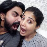 Sandra Amy Instagram – Wen love meets madness… 😂😂😂😂#bless#
