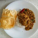 Sandra Amy Instagram - breakfast bowl #puttu #payaru #pappadam #kereladiaries #traditional food