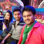 Sandra Amy Instagram - Team work 😍😍😍@nav_in_insta @actor_alagappan