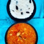 Sandra Amy Instagram - happy easter🧚‍♀️💝🍰🎂🧁🍦🎊💒⛪ #quarentine easter😍 #on plate #vattayappam #chiken curry 👭👨‍👩‍👧‍👧😍