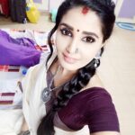 Sandra Amy Instagram - Cotton saree love😍