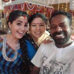 Sandra Amy Instagram - #thalayanaipookal# #teamwork#