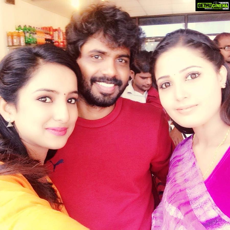Sandra Amy Instagram - #along with hero heroine#fun tymmm#leemzz#ram#shooting spot#