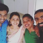 Sandra Amy Instagram - #sandraprajin #manuponnu #kajalme#partners in crime#lots f fun#happy and blessed#