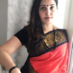 Sandra Amy Instagram - Saree @prettywears_ 😍😍