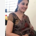 Sandra Amy Instagram - Organza saree @go_go_shopping_ 😍😍😍