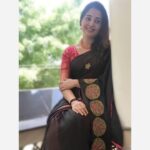 Sandra Amy Instagram – Saree @classiquemart