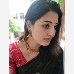 Sandra Amy Instagram – Saree @classiquemart