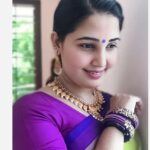 Sandra Amy Instagram - Saree @heavenlyhandmadecrafters accessories @puravalan_fashions