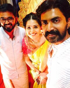 Sandra Amy Instagram - Right and left strength 😇😇 @i_anandanrajan  @prajinpadmanabhan