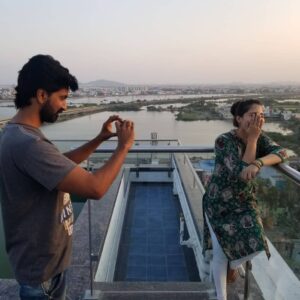 Sandra Amy Instagram - Behind the scenes...all hv seen ma previous post😂😂😂