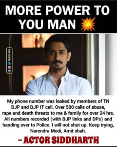 Sandra Amy Instagram - #ISTANDWITHSIDDARTH. ...👏👏👏👏👏👏more power to u sid..@worldofsiddharth  v lov u