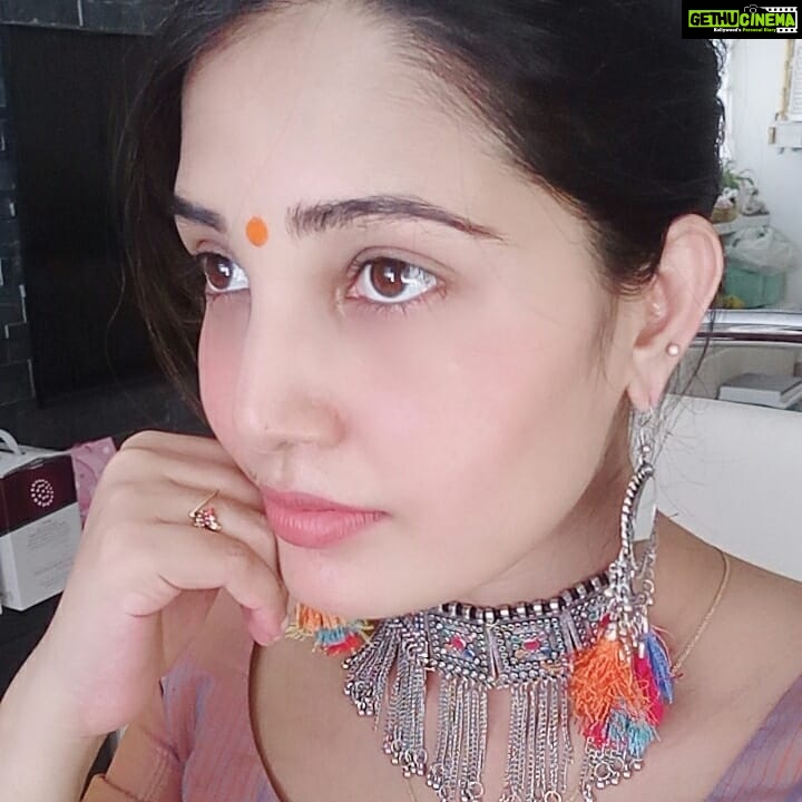 Sandra Amy Instagram - Bohemian neckset nd earrings wt tassels @style_sync_spotted 😍😍😍😍 chk thr page fr more