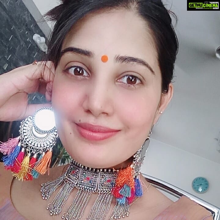 Sandra Amy Instagram - Bohemian neckset nd earrings wt tassels @style_sync_spotted 😍😍😍😍 chk thr page fr more