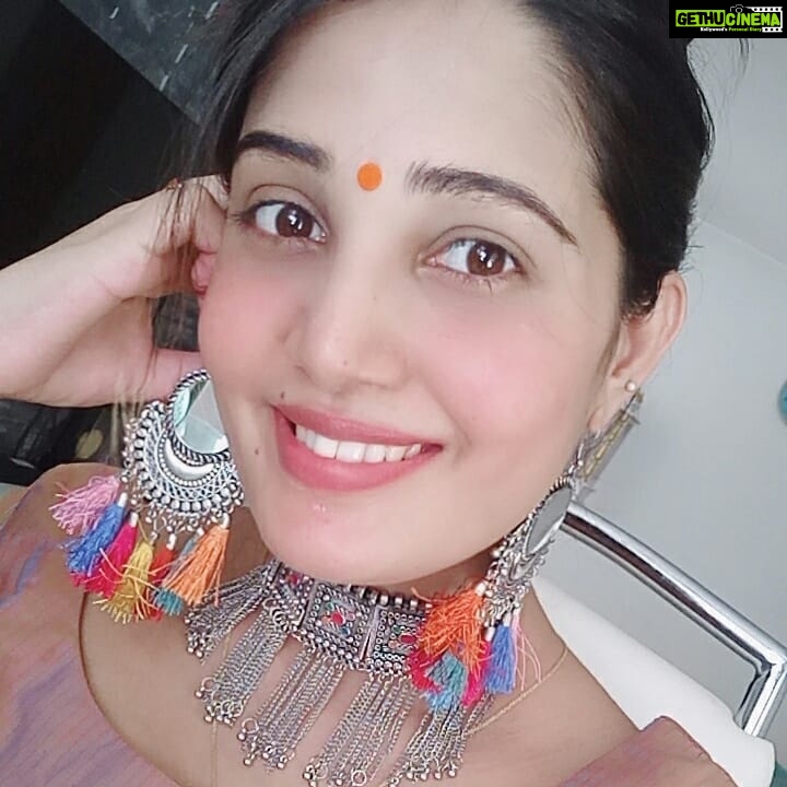 Sandra Amy Instagram - Bohemian neckset nd earrings wt tassels @style_sync_spotted 😍😍😍😍 chk thr page fr more