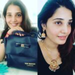 Sandra Amy Instagram - Jewels nd bags @nakshatraa0014 @nakshatraa16
