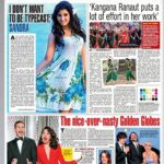 Sandra Amy Instagram - Morning surprise 😍😍😍thnks to @chennaitimestoi 😍😍😍frst article n 2019😍😍😍